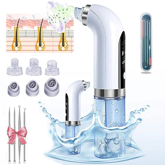 2024 Blackhead Remover Pore Vacuum Cleaner Electric Micro Small Bubble Facial Cleasing Machine USB Rechargeable Beauty Device